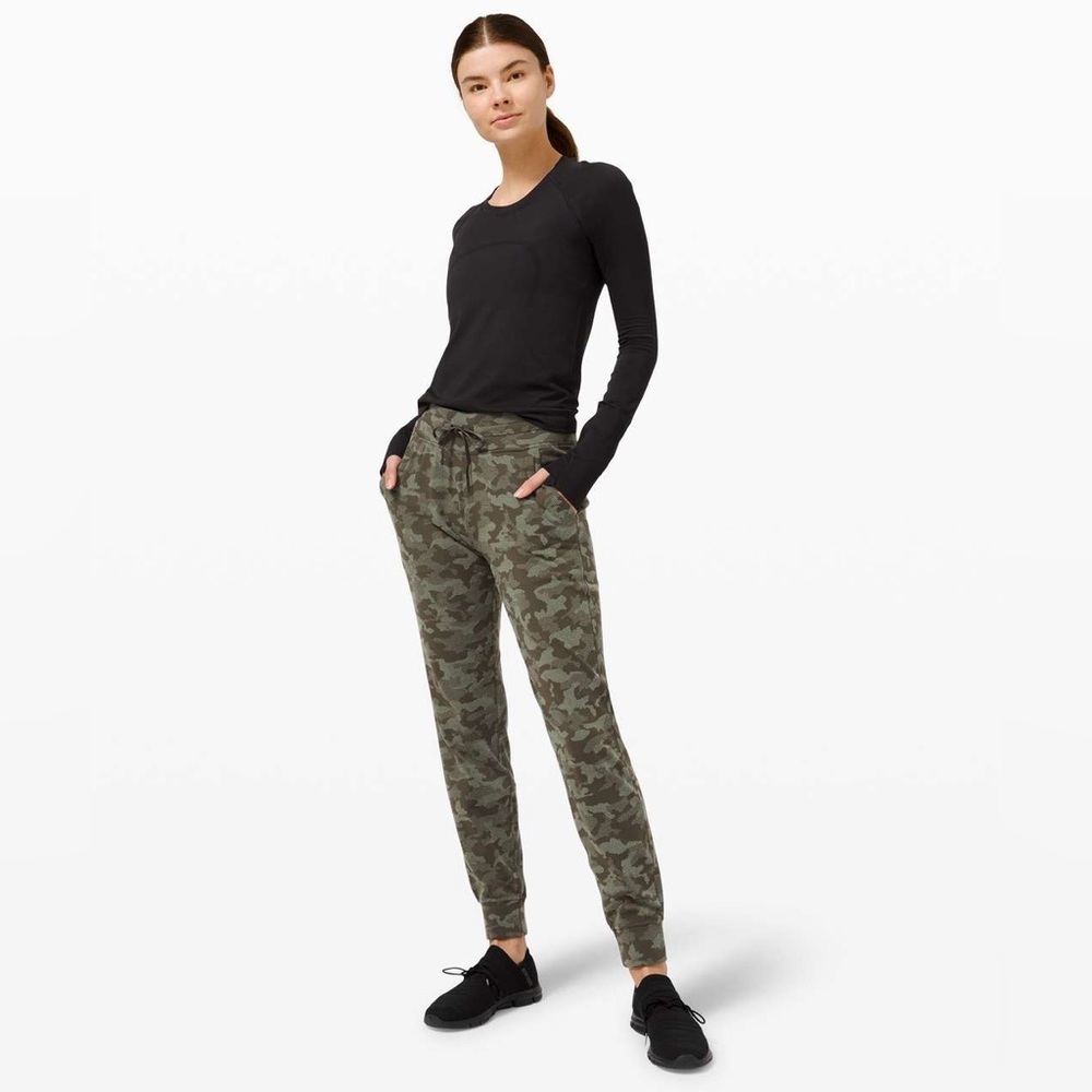 Lululemon Ready to Rulu Jogger 29" Heritage Camo Dark Olive Green Twill
